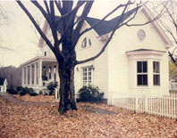 Side View of Home in Autumn